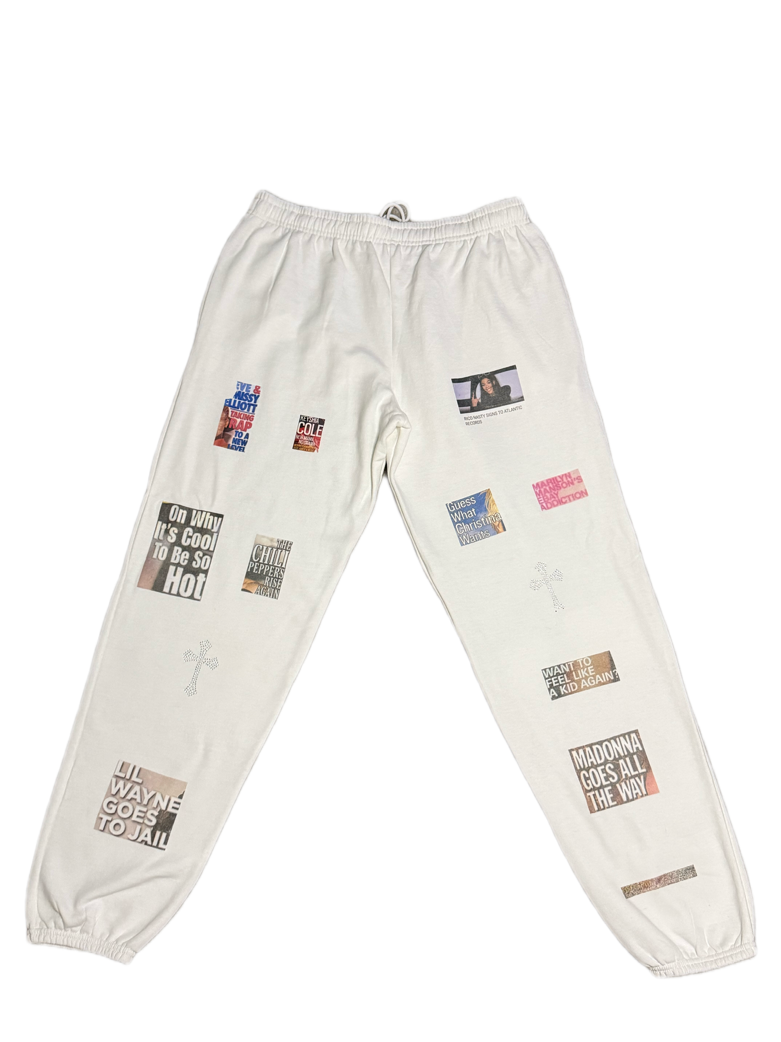 Magazine Sweatpants back